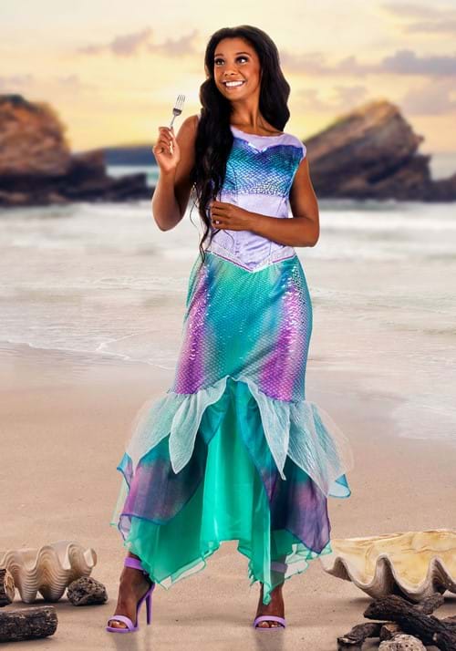 Little Mermaid Live Action Deluxe Ariel Costume for Women - US 3723