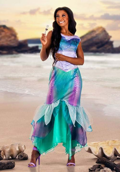 Little Mermaid Live Action Deluxe Ariel Costume for Women - US 3723