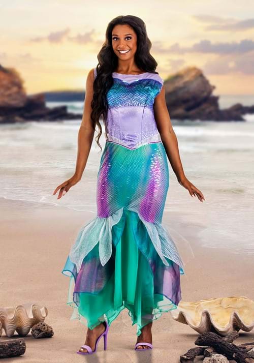 Little Mermaid Live Action Deluxe Ariel Costume for Women - US 3723