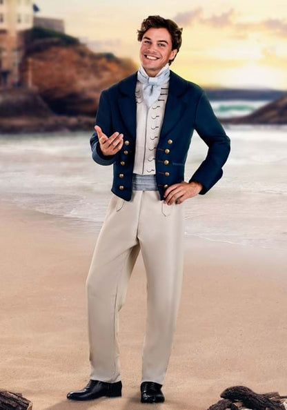 Little Mermaid Live Action Deluxe Prince Eric Men's Costume - US 2511