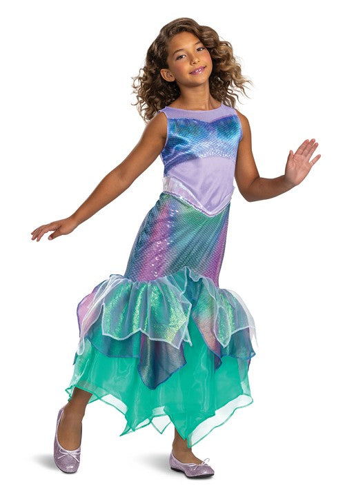 Girl's Little Mermaid Live Action Deluxe Ariel Costume Dress - US 0108
