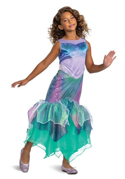 Girl's Little Mermaid Live Action Deluxe Ariel Costume Dress - US 0108