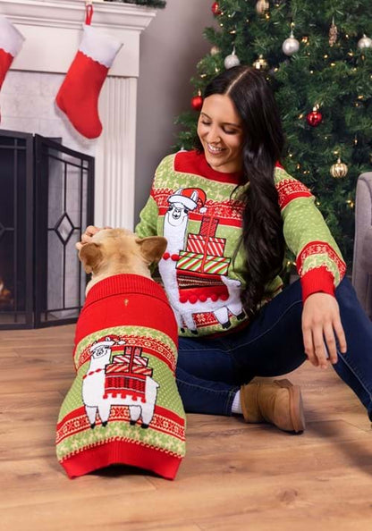 Llama Holiday Sweater for Dogs - US 6230