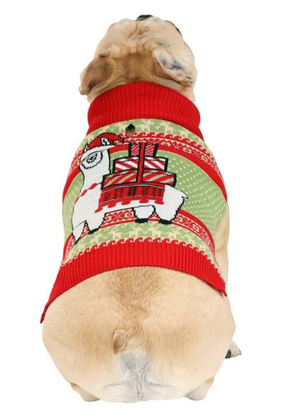 Llama Holiday Sweater for Dogs - US 6230