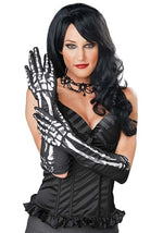 Long Skeleton Gloves Set - US 6463