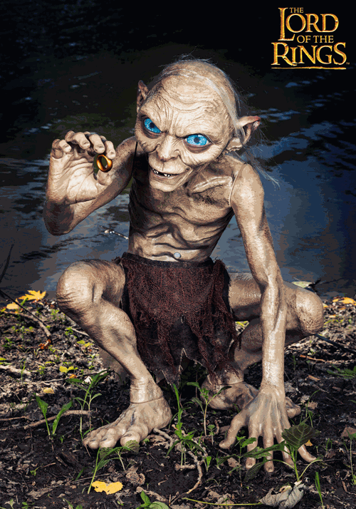 2.2FT Lord of the Rings Gollum Animatronic Decoration - US 0800