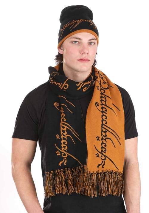 Lord of the Rings One Ring Knit Winter Hat & Scarf Set - US 9060
