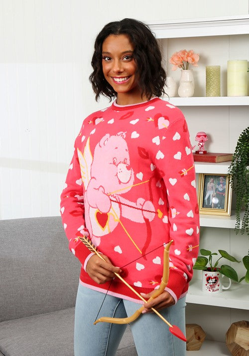 Adult Love A Lot Bear Valentine's Sweater - US 0800