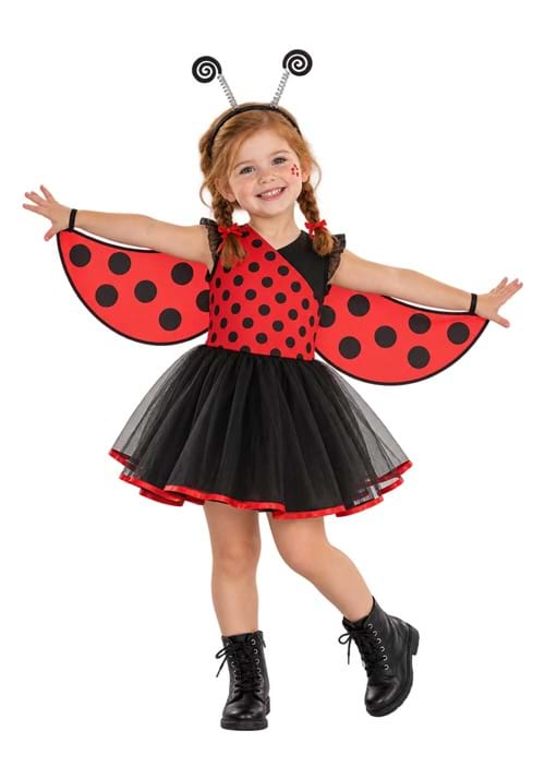 Girl's Toddler Lovely Ladybug Costume Dress - US 2887