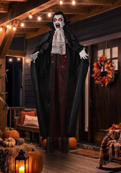 5FT Lucent Lucien Hanging Vampire Animatronic Decoration - US 1131