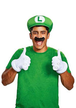Super Mario Bros. Luigi Accessory Costume Kit for Adults - US 4548