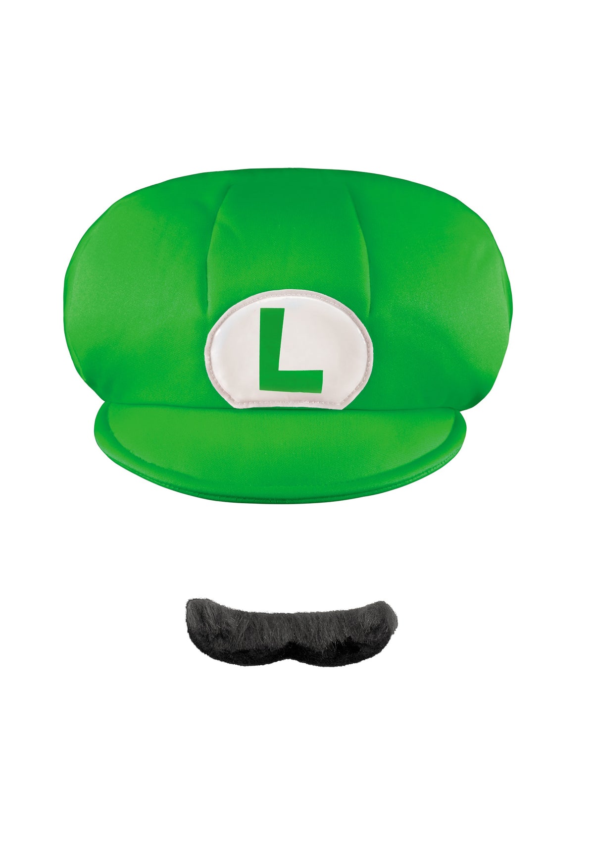 Child Super Mario Bros. Luigi Hat and Mustache Accessory Costume Kit - US 7429