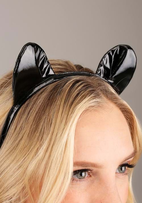 Adult Luxe Latex Black Cat Costume Accessory Kit - US 4364