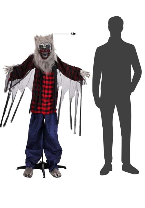 5FT Lycan Lucian Animatronic Werewolf Decoration - Scream Saver - US 6483