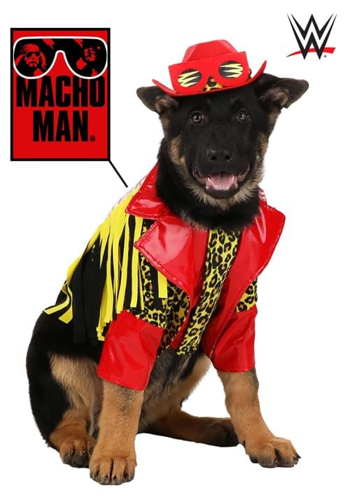 Macho Man Pet Costume for Dogs - US 9622