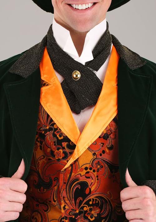 Deluxe Green Mad Hatter Costume for Men - US 1365