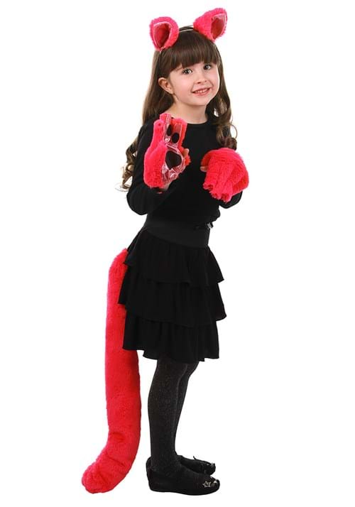 Fingerless Magenta Anime Cat Paws - US 7618