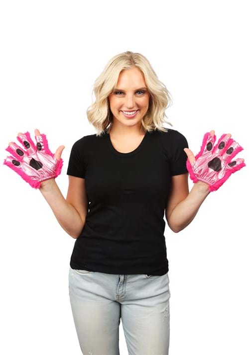 Fingerless Magenta Anime Cat Paws - US 7618
