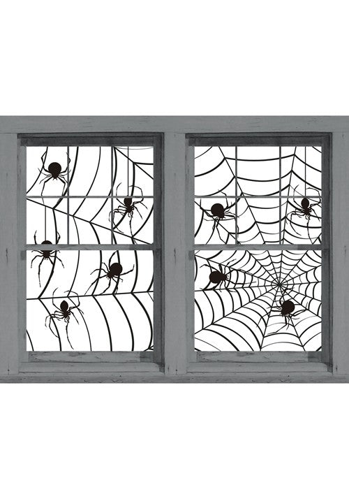 Make a Scene Spider Stickers & Webs Halloween Decoration - US 7569