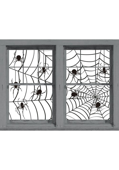Make a Scene Spider Stickers & Webs Halloween Decoration - US 7569