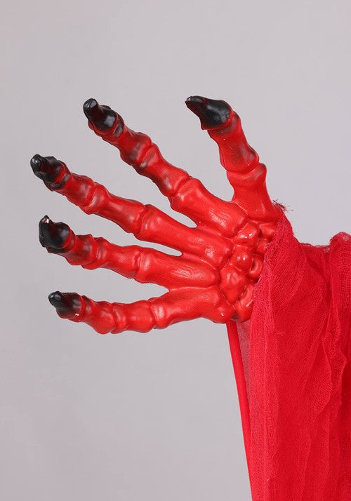 7FT Malakar the Crimson Animatronic Demon Decoration - Scream Saver - US 9458