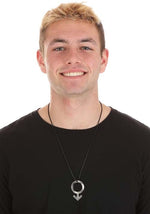 Male Gender Pendant Costume Necklace - US 1126