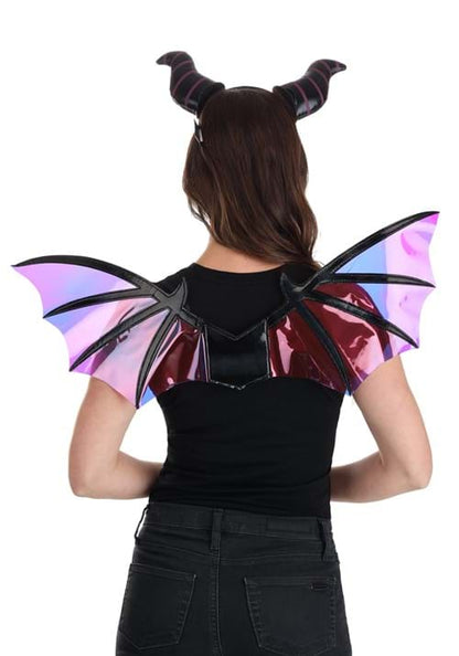 Maleficent Dragon Horns Headband & Wings Accessory Kit - US 4556