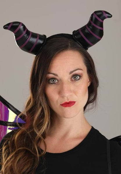 Maleficent Dragon Horns Headband & Wings Accessory Kit - US 4556