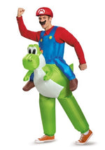 Mario Riding Yoshi Adult Costume - US 2855