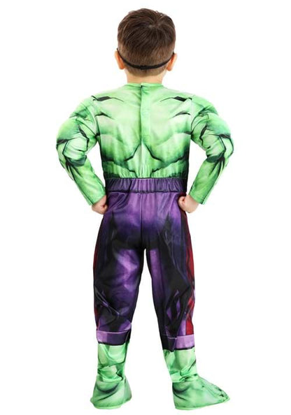 Boy's Marvel Green Incredible Hulk Toddler Costume - US 7833