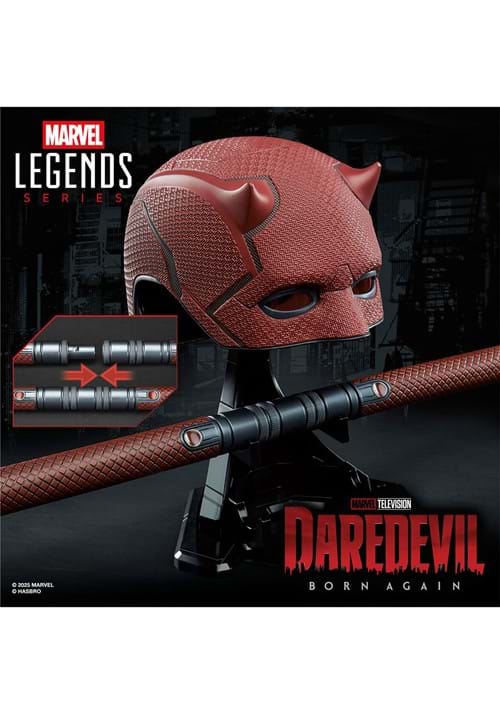 Marvel Legends Daredevil: Born Again Mask and Billy Club Replica Prop - US 6574