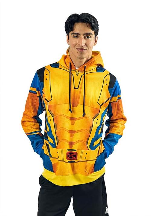 Marvel Wolverine Cosplay Adult Costume Hoodie - US 4620