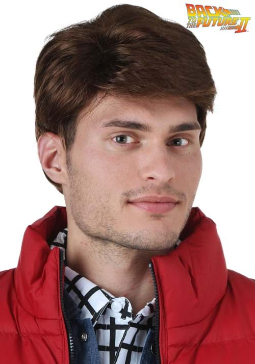 Men's Back to the Future Marty McFly Costume Wig - US 6682