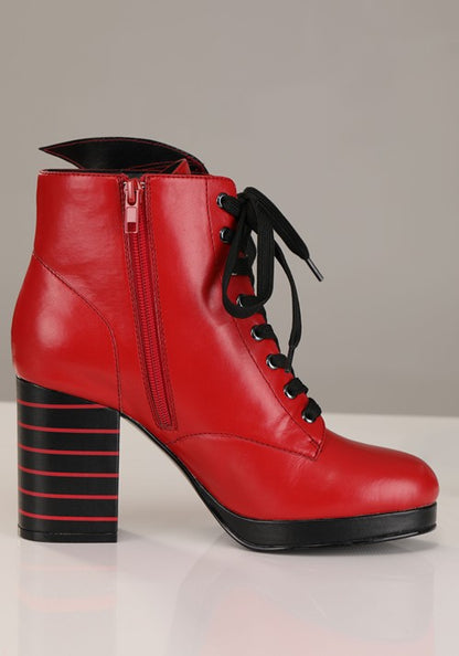Hotel Transylvania Mavis Red Heeled Boots for Women - US 4896
