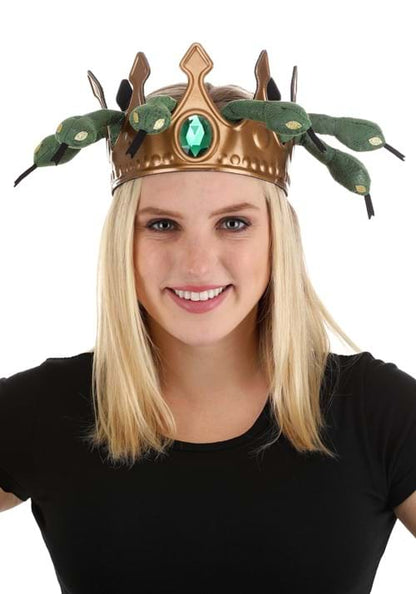 Medusa Snake Costume Crown for Women - US 9194