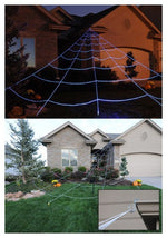 23.33FT Mega Spider Web Outdoor Halloween Decoration - US 5642