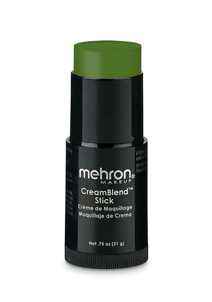 Mehron Green CreamBlend Makeup Stick - US 2325