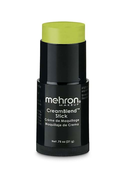 Mehron CreamBlend Ogre Green Makeup Stick - US 8978