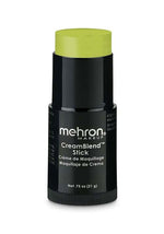 Mehron CreamBlend Ogre Green Makeup Stick - US 8978