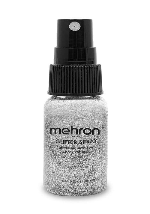 Silver Glitter Mehron Makeup Spray - US 4604