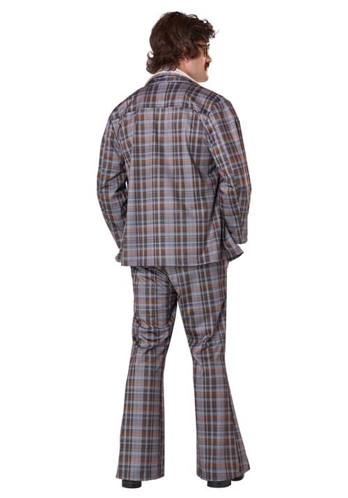 Men's 3 Piece 70's Plaid Leisure Suit Costume - US 5869