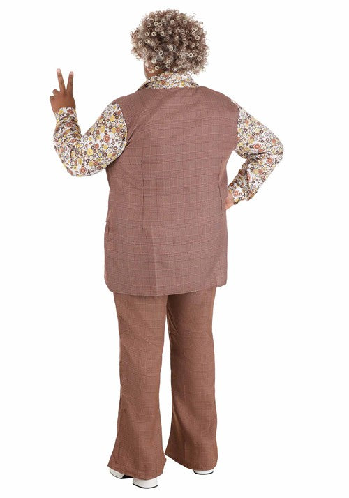 Plus Size '70s Vest Costume for Men - US 6427