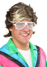 80s Highlight Costume Wig for Men - US 5581