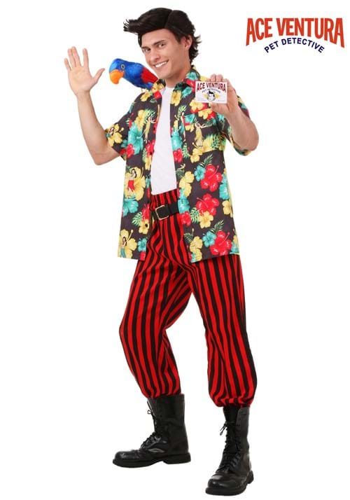 Ace Ventura Costume with Wig for Men - US 6002