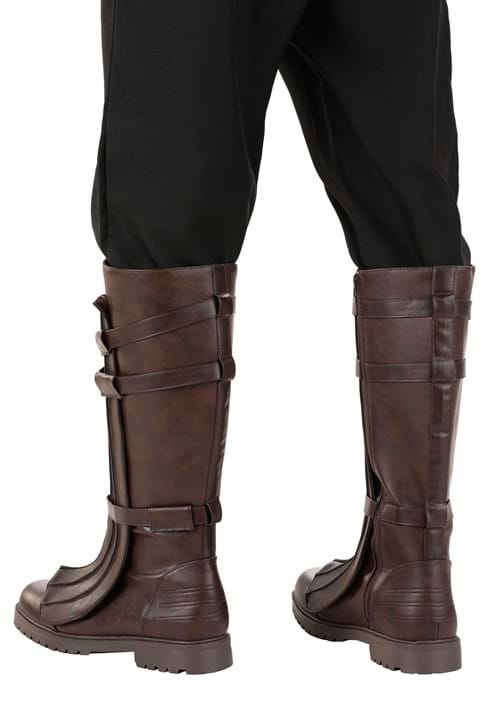 Brown Costume Boots with Straps for Men - US 6551