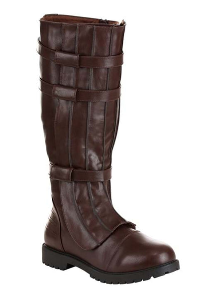 Brown Costume Boots with Straps for Men - US 6551