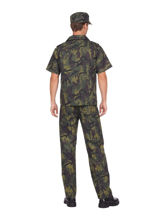 Men's Army Doctor Green Costume - US 2599