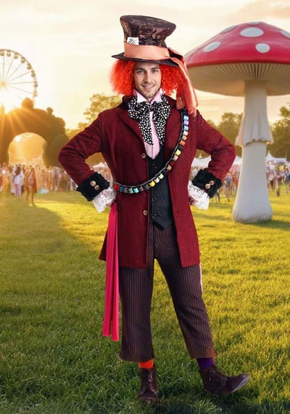 Authentic Mad Hatter Men's Costume - US 8385