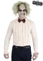 Men's Beetlejuice Wedding Suit Shirt and Bow Tie - US 6760