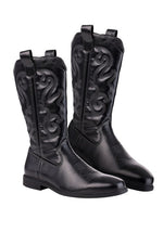 Men's Black Cowboy Costume Boots - US 5620